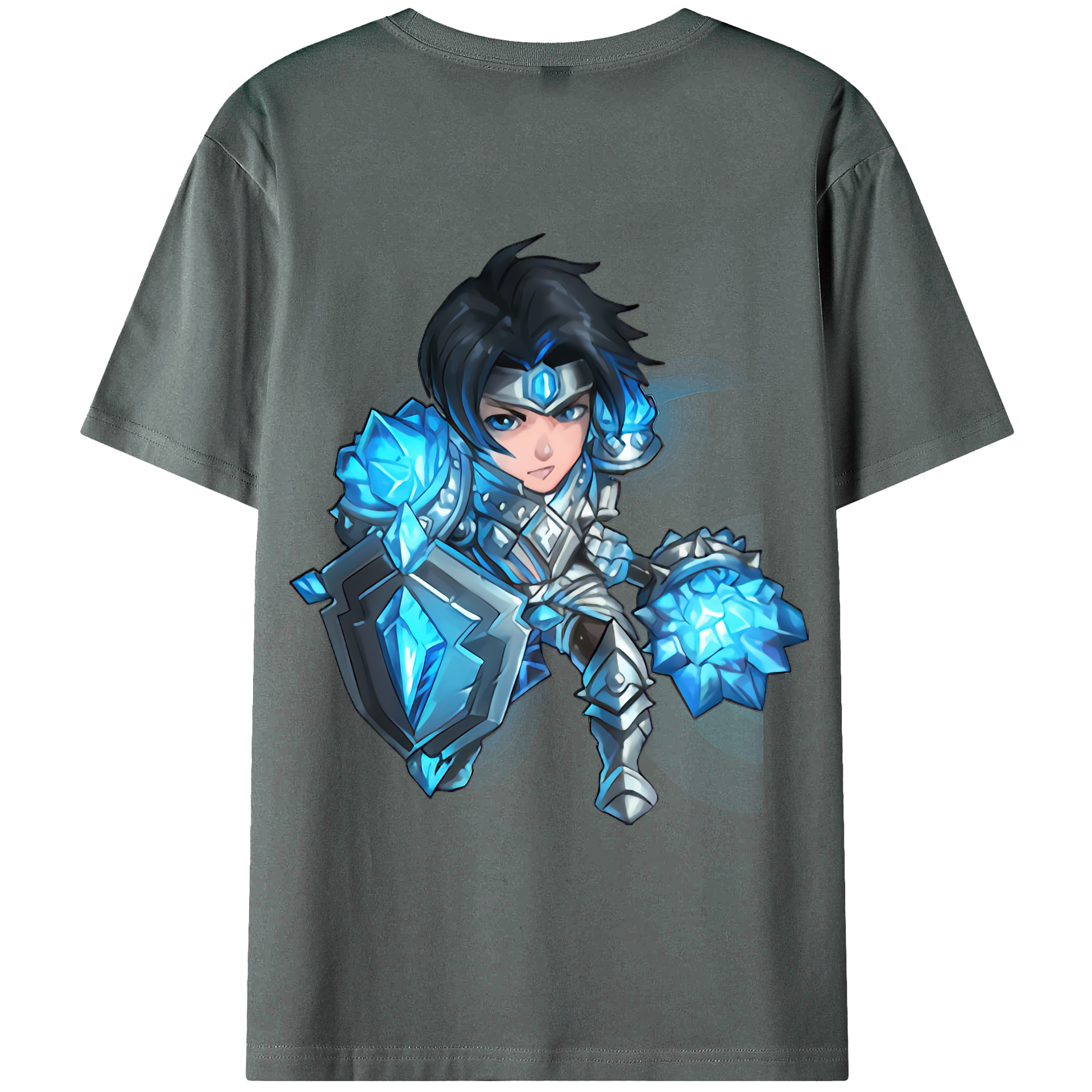 （画像用） リーグ・オブ・レジェンド League of Legends LOL 綿100％ メンズ半袖Tシャツ（バックプリント） 通気性